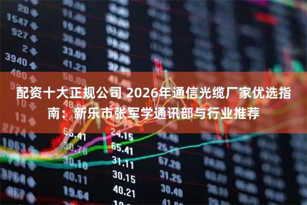 配资十大正规公司 2026年通信光缆厂家优选指南：新乐市张军学通讯部与行业推荐